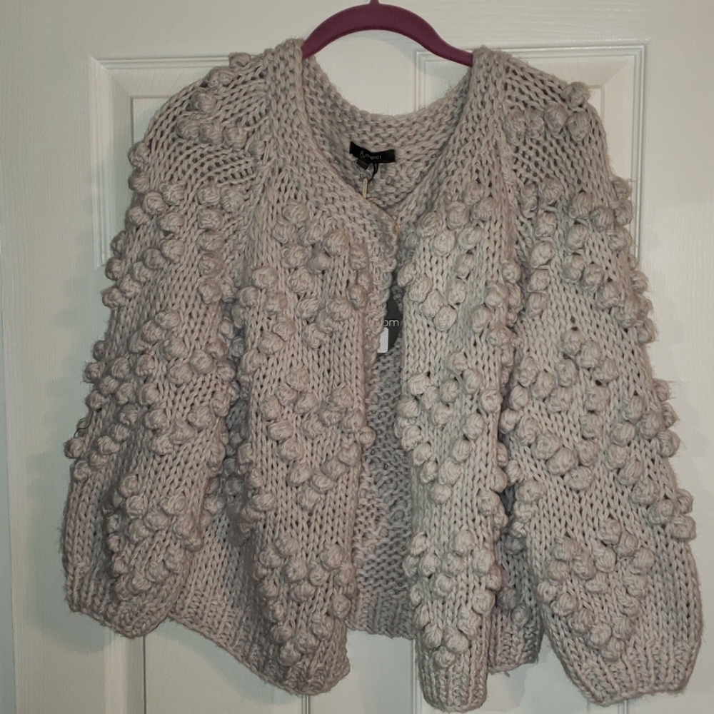 Popcorn sweater
